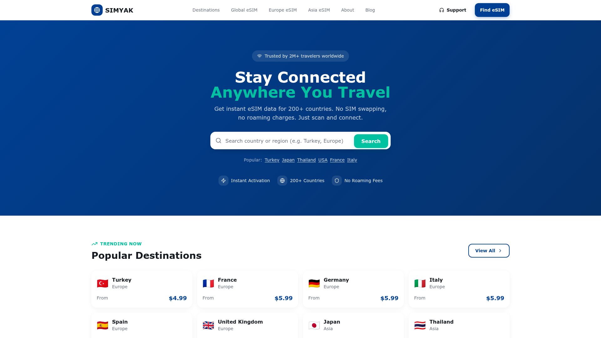 SIMYAK Travel Connect